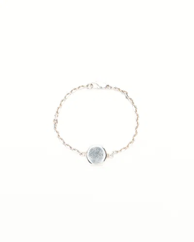 Gucci Logo Silver Bracelet