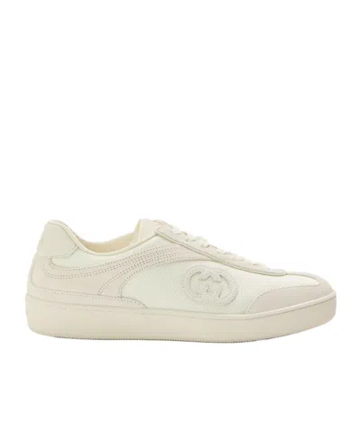 Gucci Logo Sneakers In White