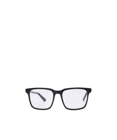 Gucci Logo Square-frame Glasses In White