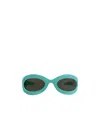 Gucci Logo Square Tinted Sunglasses In Green