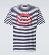 Gucci Logo Striped Cotton Jersey T-shirt