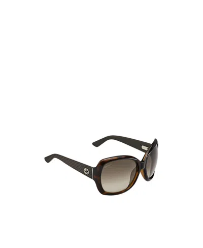 Gucci Logo Sunglasses In Black