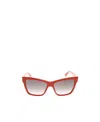 Gucci Logo Sunglasses In Multicolor