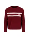 Gucci Tiziano Red Wool Blend Sweater In Red