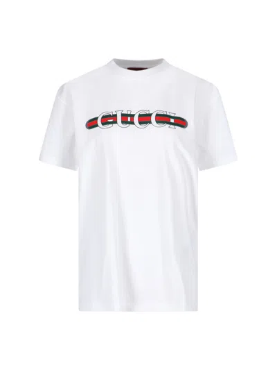 Gucci Logo T-shirt In White