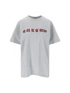 Gucci Cotton Jersey T-shirt With Print In Gray