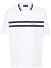 Gucci Ss Polo Stretch Cotton Piquet In White
