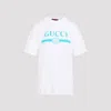 Gucci Logo Short Sleeve Crew Neck T-shirt In White