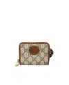 Gucci Logo Wallet In Brown