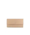 Gucci Logo Wallet In Nude