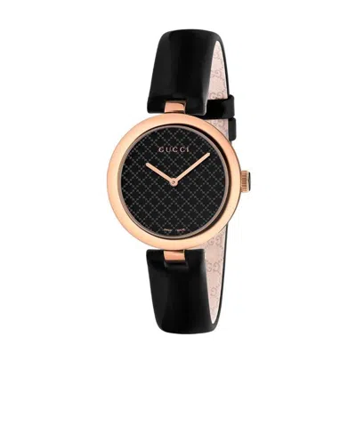 Gucci Logo Watch In Black
