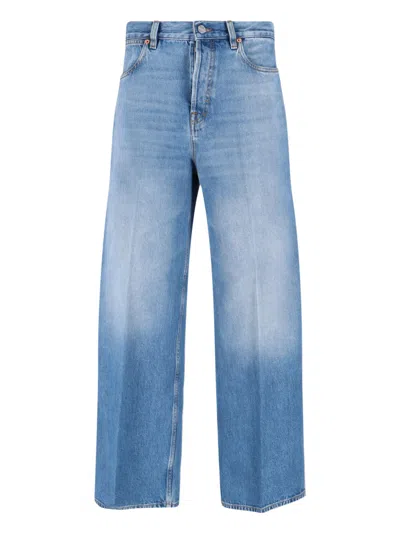 Gucci Logo Wide Jeans