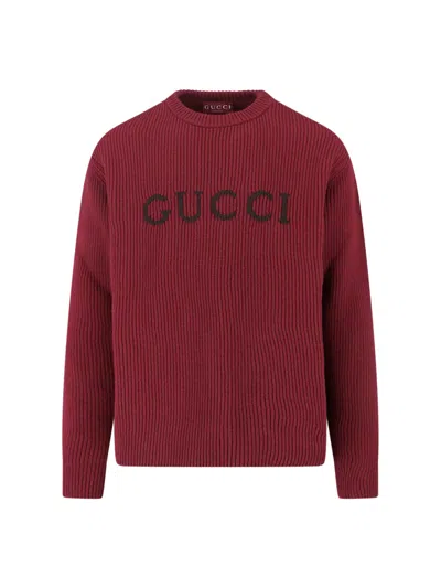 GUCCI LOGO WOOL SWEATER