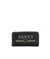 Gucci Logo Zip Around Wallet In Black