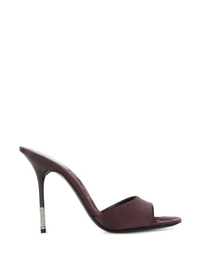 Gucci Fabric Upper And Leather Sole Sandal In Brown