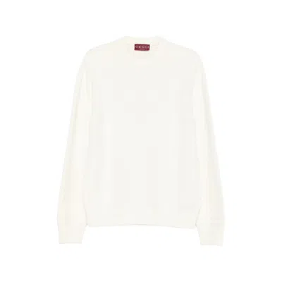 Gucci Logo-detail Sweater In Neutral