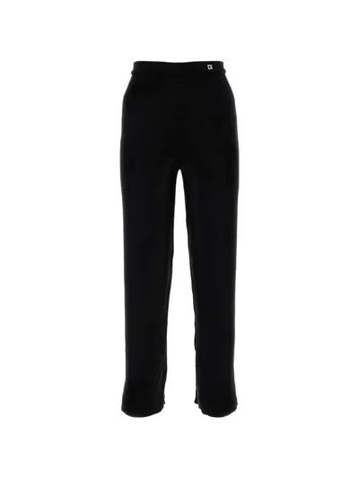 Gucci Logo-detail Trousers In Black