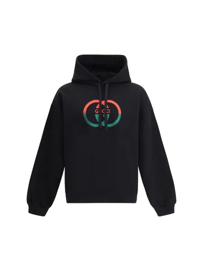 Gucci Interlocking G-print Cotton Hoodie In Multicolor