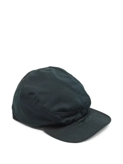 Pre-owned Gucci Logo-patch Baseball Cap In Blue