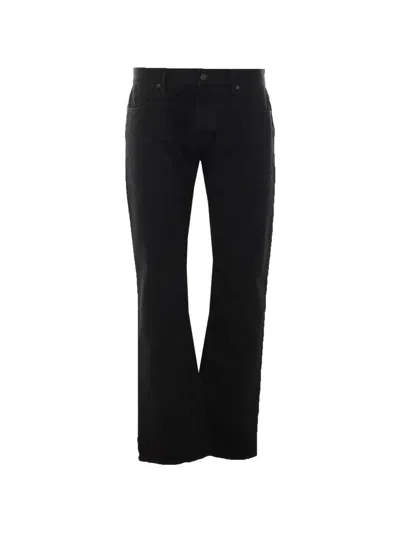 Gucci Logo-patch Jeans In Black