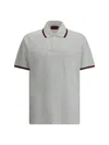 Gucci Cotton Polo Shirt Featuring Web Detail In White