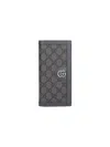 Gucci Long Bi-fold Wallet Ophidia Gg In Gray