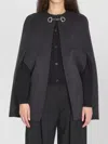 Gucci Reversible Wool Cape With Horsebit Detail
