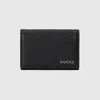 Gucci Long Card Case Wallet With  Logo In Black
