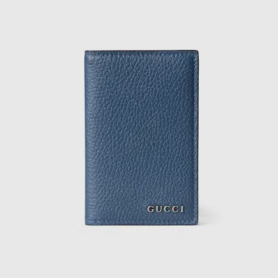 Gucci Long Card Case With  Script