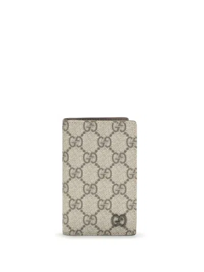 Gucci Gg Supreme Long Cardholder In Multi
