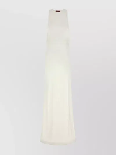 GUCCI LONG CREPE DRESS BACK DETAIL