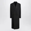 Gucci Double-breasted Coat In Gray