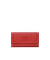 Gucci Long Double-folded Wallet In Red