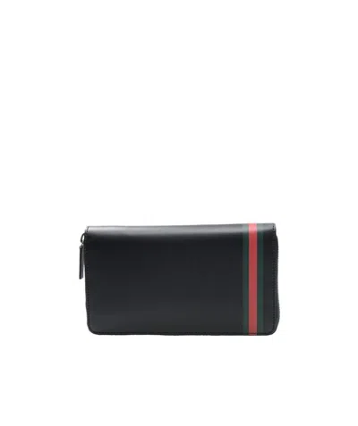 Gucci Long Purse In Black