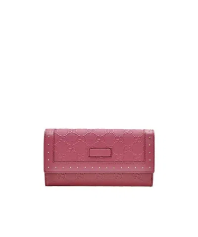 Gucci Long Purse In Pink