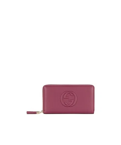 Gucci Long Purse In Red
