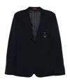 Gucci Long Sleeve Blazer In Black