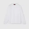 Gucci Long-sleeve Cotton Jersey T-shirt In White