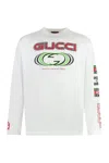 Gucci Logo Heavy Cotton Jersey T-shirt In White