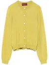 Gucci Women Long Sleeve Crew-neck Cardigan In Green