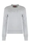 Gucci Cotton Crew-neck Sweatshirt In Grey
