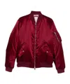 Gucci Men Heavy Nylon Canvas Blouson In Red