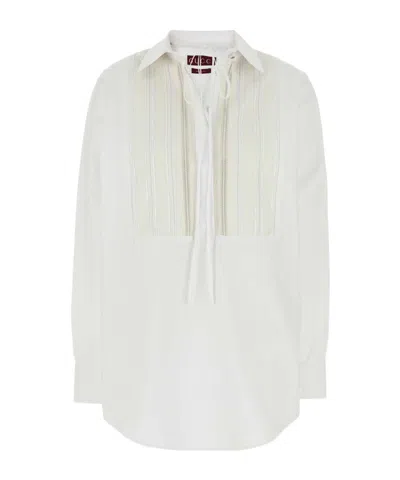 GUCCI GUCCI DRAWSTRING POPLIN OVERSIZED SHIRT