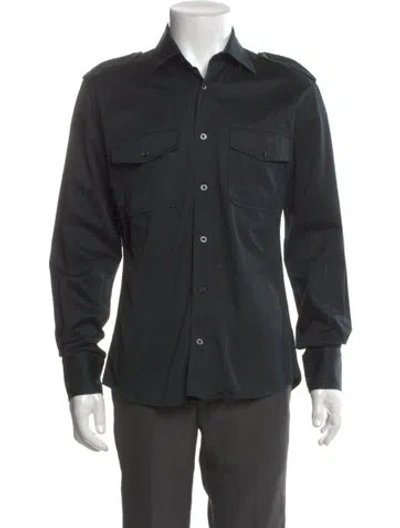 Pre-owned Gucci Long Sleeve Shirt In Black