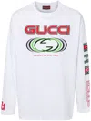 Gucci Logo Heavy Cotton Jersey T-shirt In White