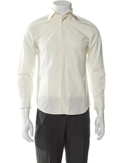 Pre-owned Gucci Long Sleeve Tuxedo Shirt In Neutral