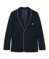 Gucci Cotton Jersey Jacket With Embroidery In Black