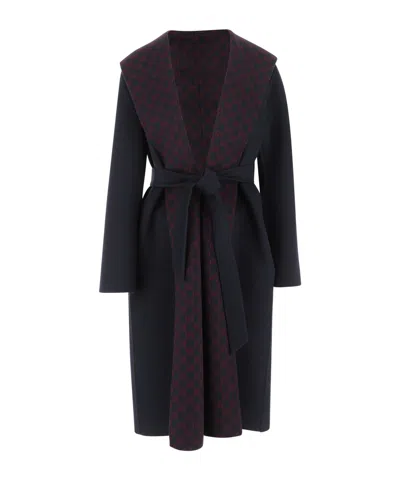 Gucci Long-sleeved Coat In Multi