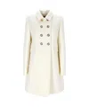 Gucci Interlocking G-buttons Coat In White