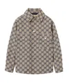 Gucci Gg Canvas Jacket In Gray